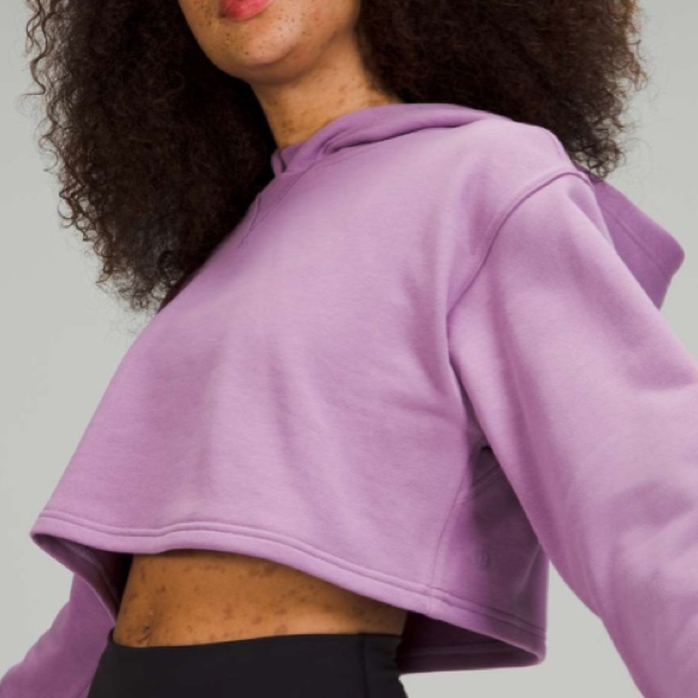 NWOT Lululemon All Yours Cropped Hoodie
Wisteria Purple - Picture 2 of 7